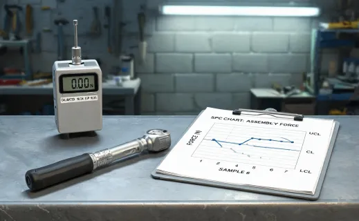 Quality lab force testing bench